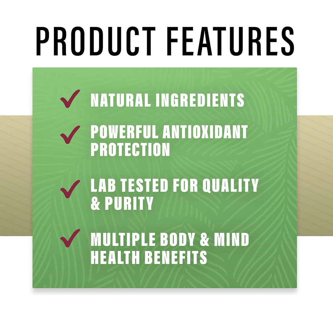 – Perfect Acai Revive – 180 Capsules – Organic Acai, Cordyceps, Grape Seed Extract & Rhodiola Rosea