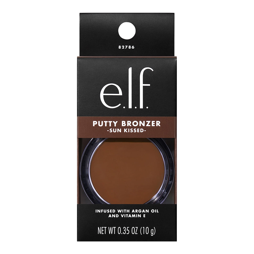 Putty Bronzer, Creamy & Highly Pigmented Formula, Creates a Long-Lasting Bronzed Glow, Infused with Argan Oil & Vitamin E, Sun Kissed, 0.35 Oz