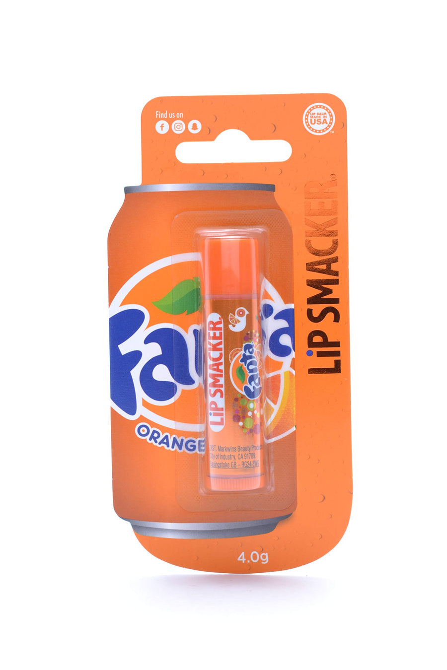 Orange Fanta Lip Balm, Lip Care to Moisturize Dry Lips