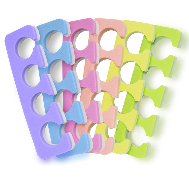 Toe Separators - Super Soft, Durable Two Tone 12 Packs