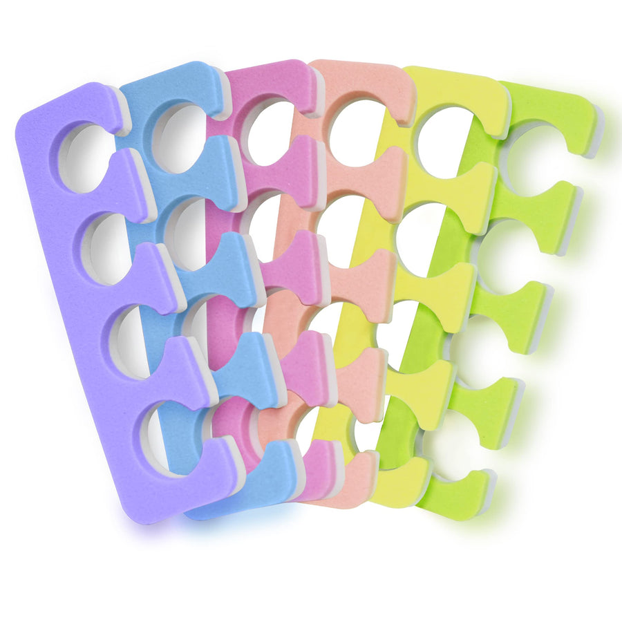Toe Separators - Super Soft, Durable Two Tone 12 Packs