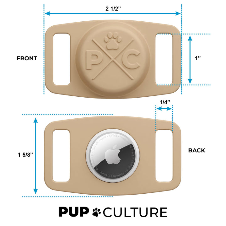 AirTag Dog Collar | Durable & Protective Dog AirTag Holder - Track Your Pet Using Apple AirTag Technology - Dog Collar AirTag Holder -for Dogs and Cats