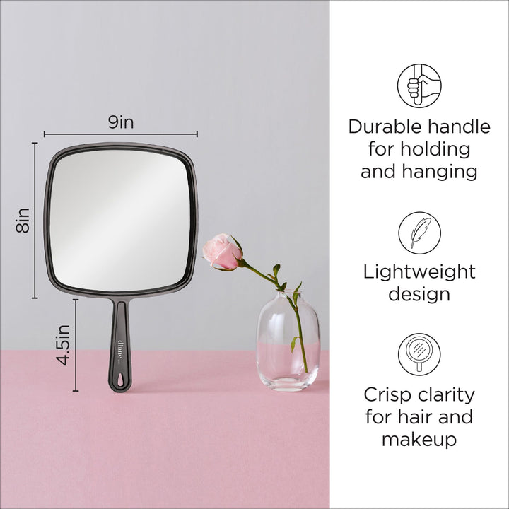 TV Mirror, Large, Black, 9 x 12 Inches, 1 Count