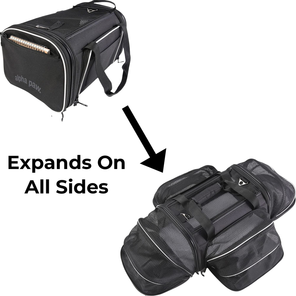 - Airline Approved Pet Carrier - for Small Pets - TSA Approved - Only 9 Inches Tall (17x11x9)