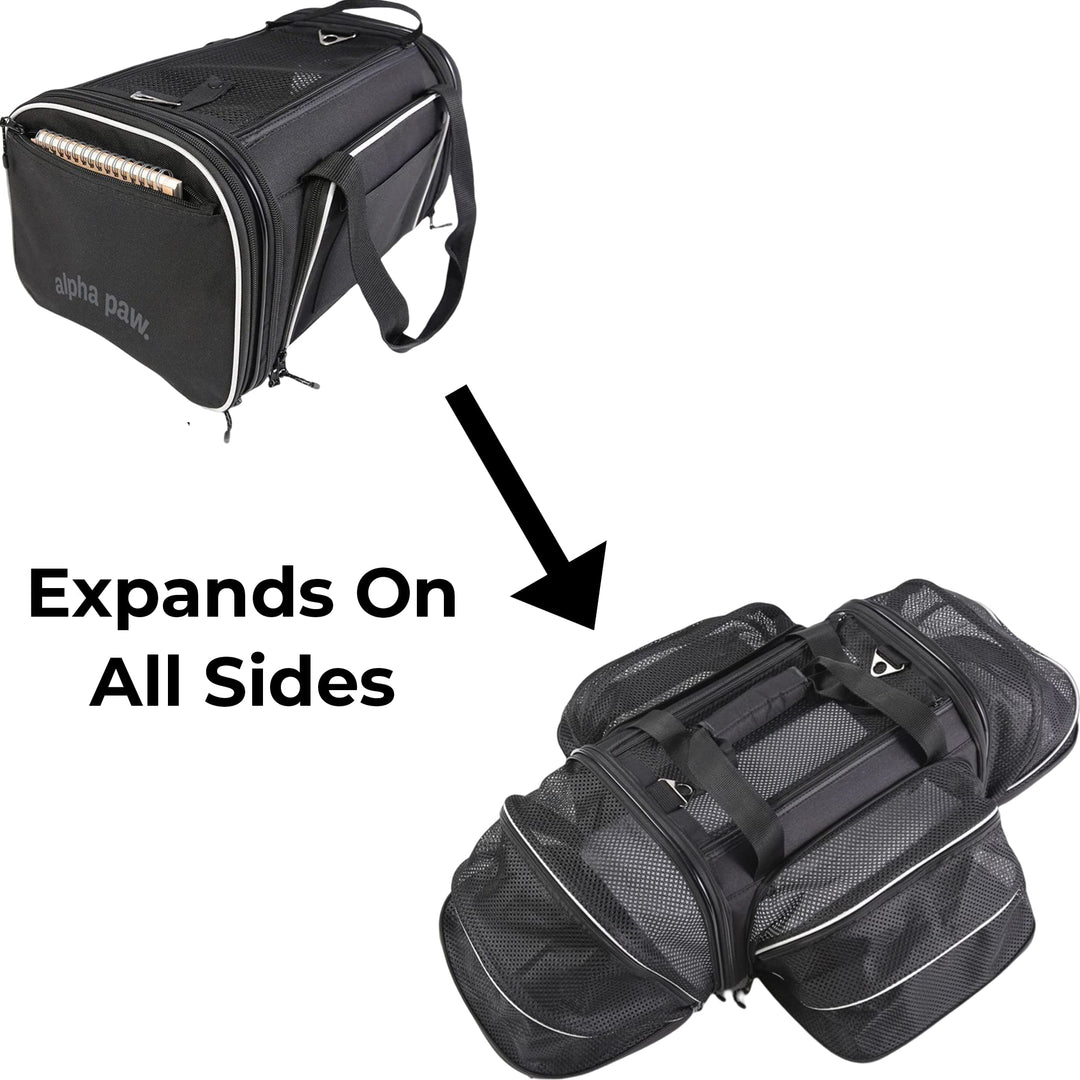 - Airline Approved Pet Carrier - for Small Pets - TSA Approved - Only 9 Inches Tall (17x11x9)