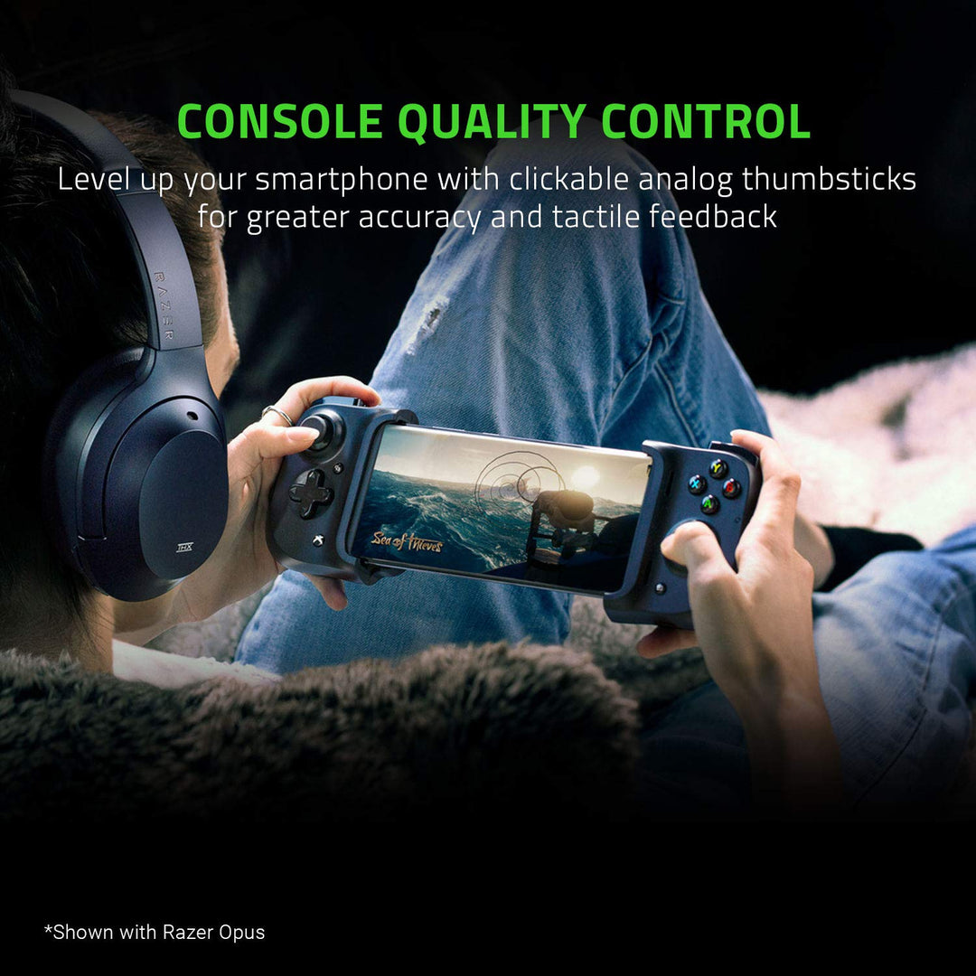 Kishi Mobile Game Controller / Gamepad for Xbox Android USB-C: Game Pass Ultimate, xCloud, Cloud Gaming - Passthrough Charging - Low Latency Phone Controller Grip - Samsung, Pixel, & more
