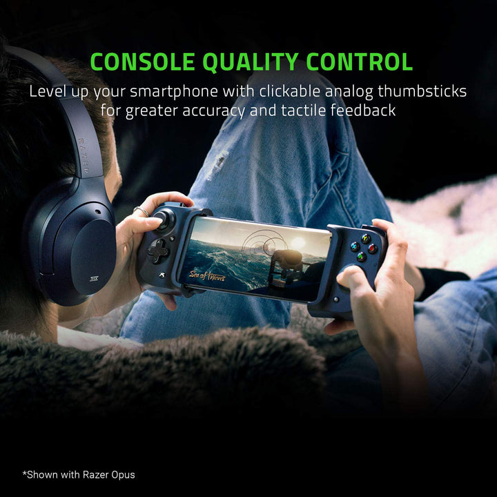 Kishi Mobile Game Controller / Gamepad for Xbox Android USB-C: Game Pass Ultimate, xCloud, Cloud Gaming - Passthrough Charging - Low Latency Phone Controller Grip - Samsung, Pixel, & more