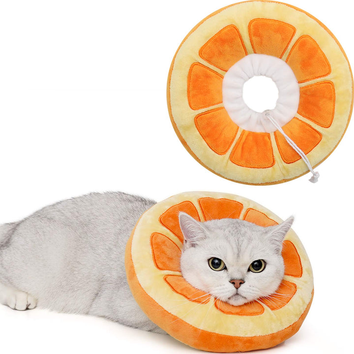 Adjustable Cat Cone Collar - Soft, Cute Recovery Collar for Kittens After Surgery