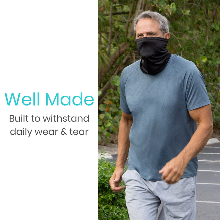 Vive Neck Gaiter - Face UV Sun Protection - For Fishing, Outdoor Work, Sports, Snowboarding, Hunting - Cooling Breathable