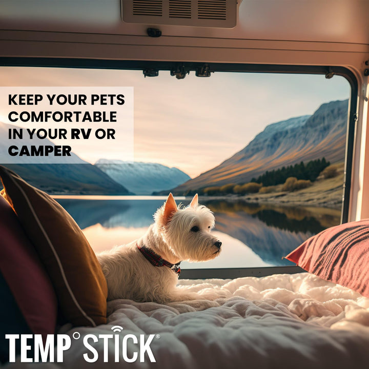 Temp Stick Remote WiFi Temperature & Humidity Sensor, Data Logger. No Subscription. 24/7 Monitor, Unlimited Text, App & Email Alerts. Made in America. Use with Alexa, IFTTT. Monitor Anywhere, Anytime