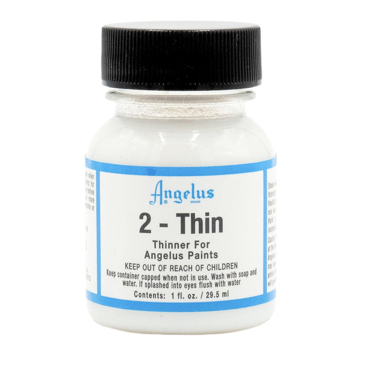 2-Thin Acrylic Leather Paint Additive - Reduces Viscosity of Acrylic Paint for Airbrushing Air Brush Paint - 1oz