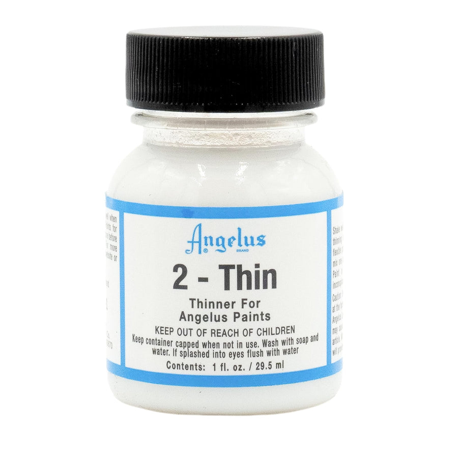 2-Thin Acrylic Leather Paint Additive - Reduces Viscosity of Acrylic Paint for Airbrushing Air Brush Paint - 1oz
