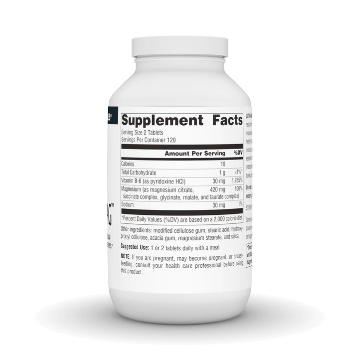 Ultra-Mag High-Efficiency Magnesium Complex - Maintains Muscle & Nerve Function - 240 Tablets