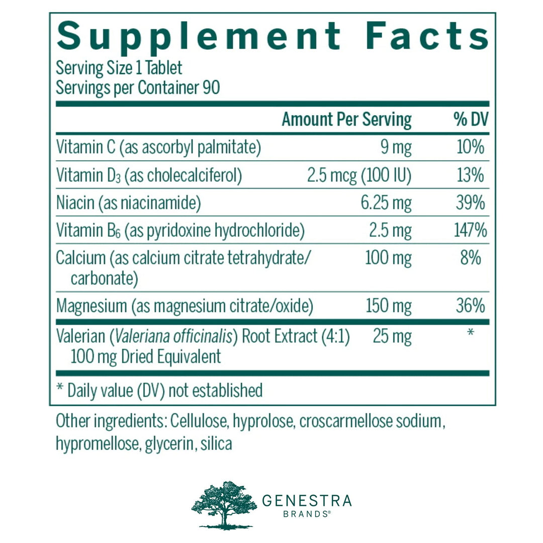 Mag Cal Plus | Magnesium, Calcium, Vitamin D, B Vitamins and Valerian | 90 Tablets