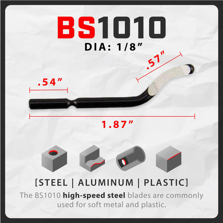 AFA Tooling - Deburring Tool with 11 High Speed Steel Swivel Blades - Works on Metal, Resin, PVC Pipes, Copper, Plastic and 3D Printed Edges - Plumbing & 3D Printing Burr Removal Reamer Tool