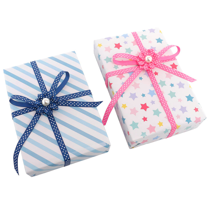 Grosgrain Ribbons for Crafts Gifts Wrapping 3/8 Boutique Polka Dot Fabric Ribbon 40yd (20 x 2yd)