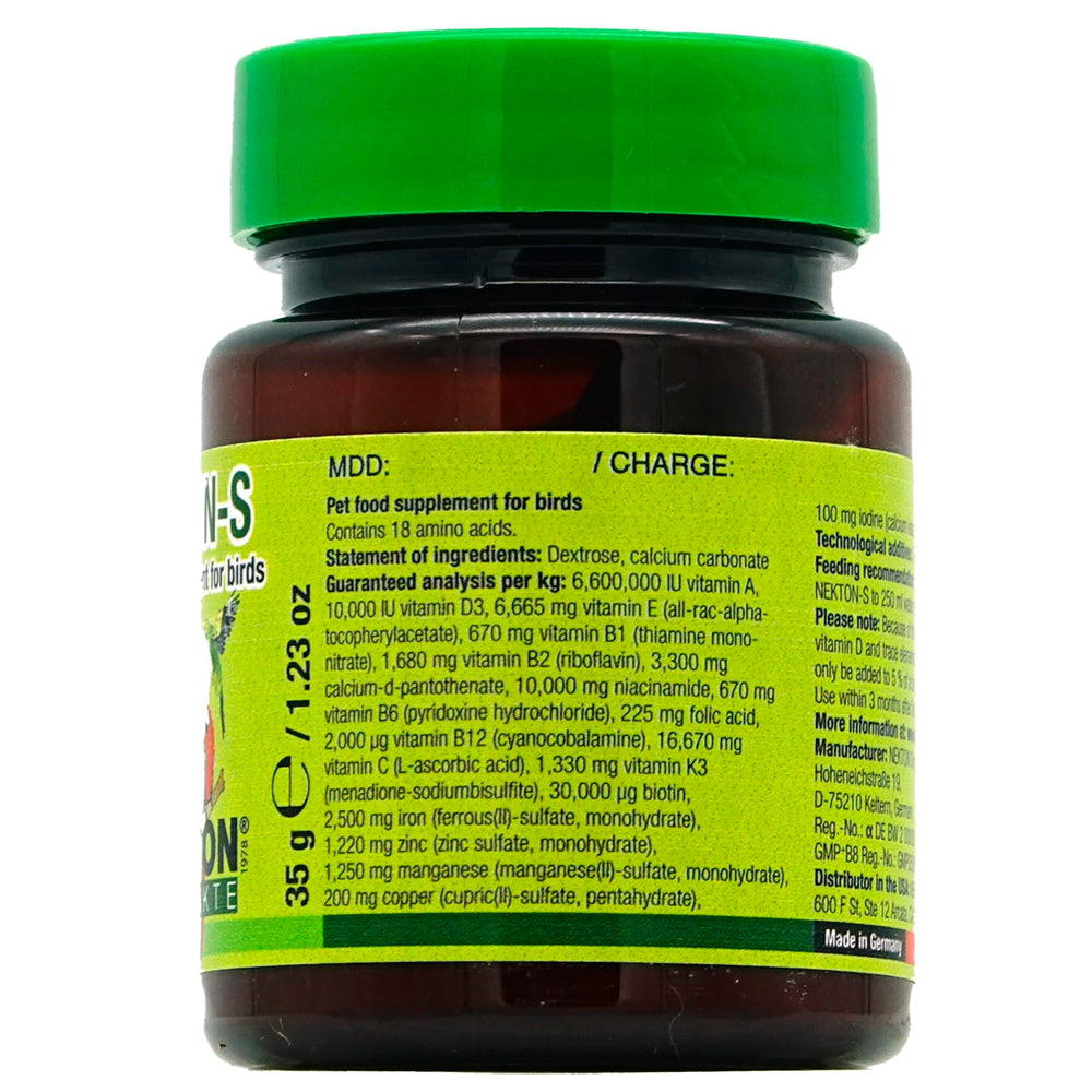 -S Multi-Vitamin for Birds, 35gm, (1.23 ounce)
