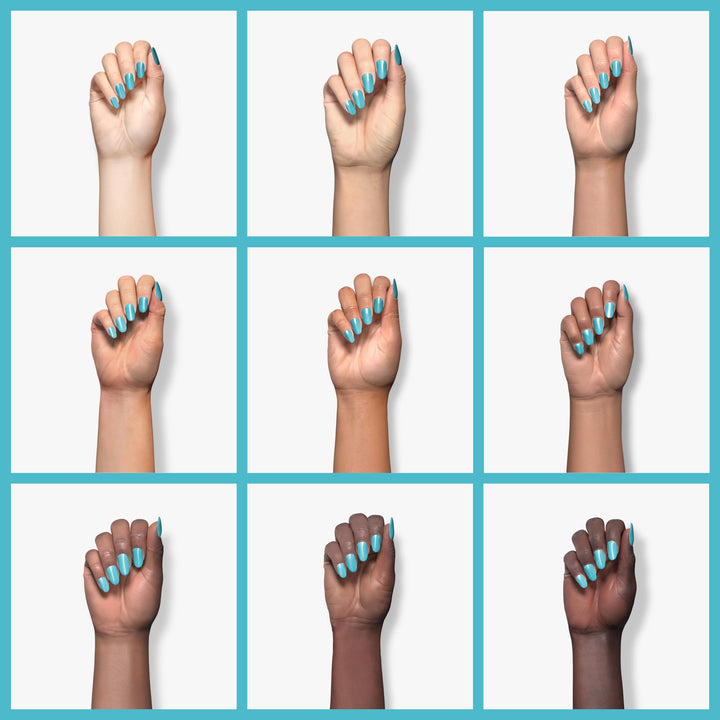| 100% Non-Toxic Girls Nail Polish | Safe, Cruelty-free, Vegan, & Low Odor for Kids | Sea-quin