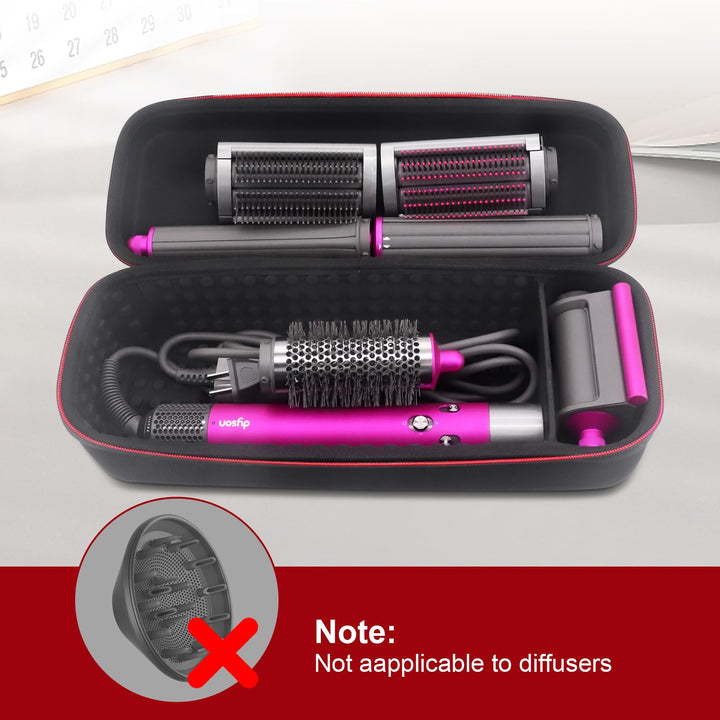 Hard Case Travel Case for Dyson/Shark Airwrap, Waterproof Anti-Scratch Dustproof Travel Storage Case, Travel Case for Shark Flexstyle(Not Applicable to New Dyson)