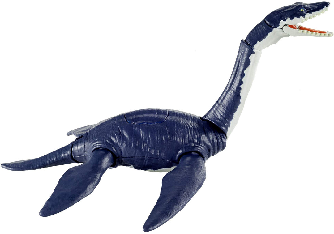 Toys Plesiosaurus Savage Strike Dinosaur Action Figure, Smaller Size, Attack Move Iconic to Species, Movable Arms & Legs, Great Gift for Ages 4 Years Old & Up