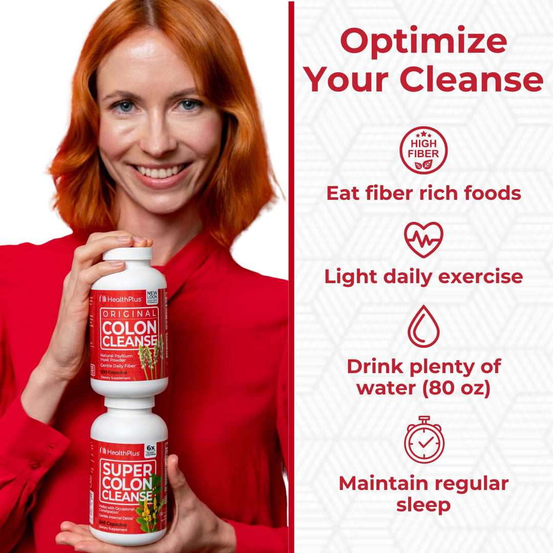 Super Colon Cleanse, Capsules with Herbs and Acidops, 500 mg -60 Count