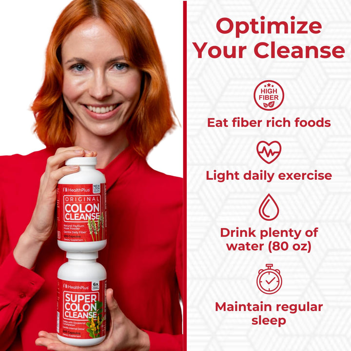 Super Colon Cleanse, Capsules with Herbs and Acidops, 500 mg -60 Count