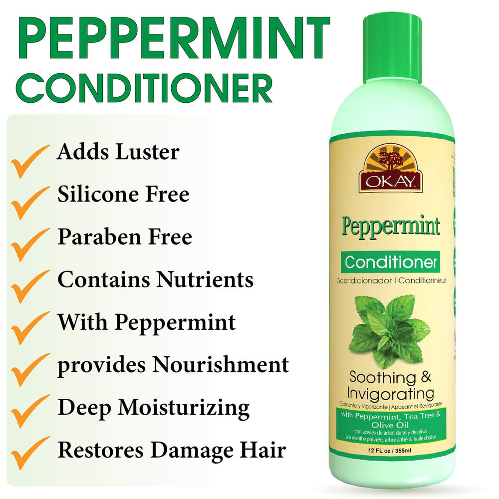 Peppermint Soothing and Invigorating Conditioner, 12 Ounce