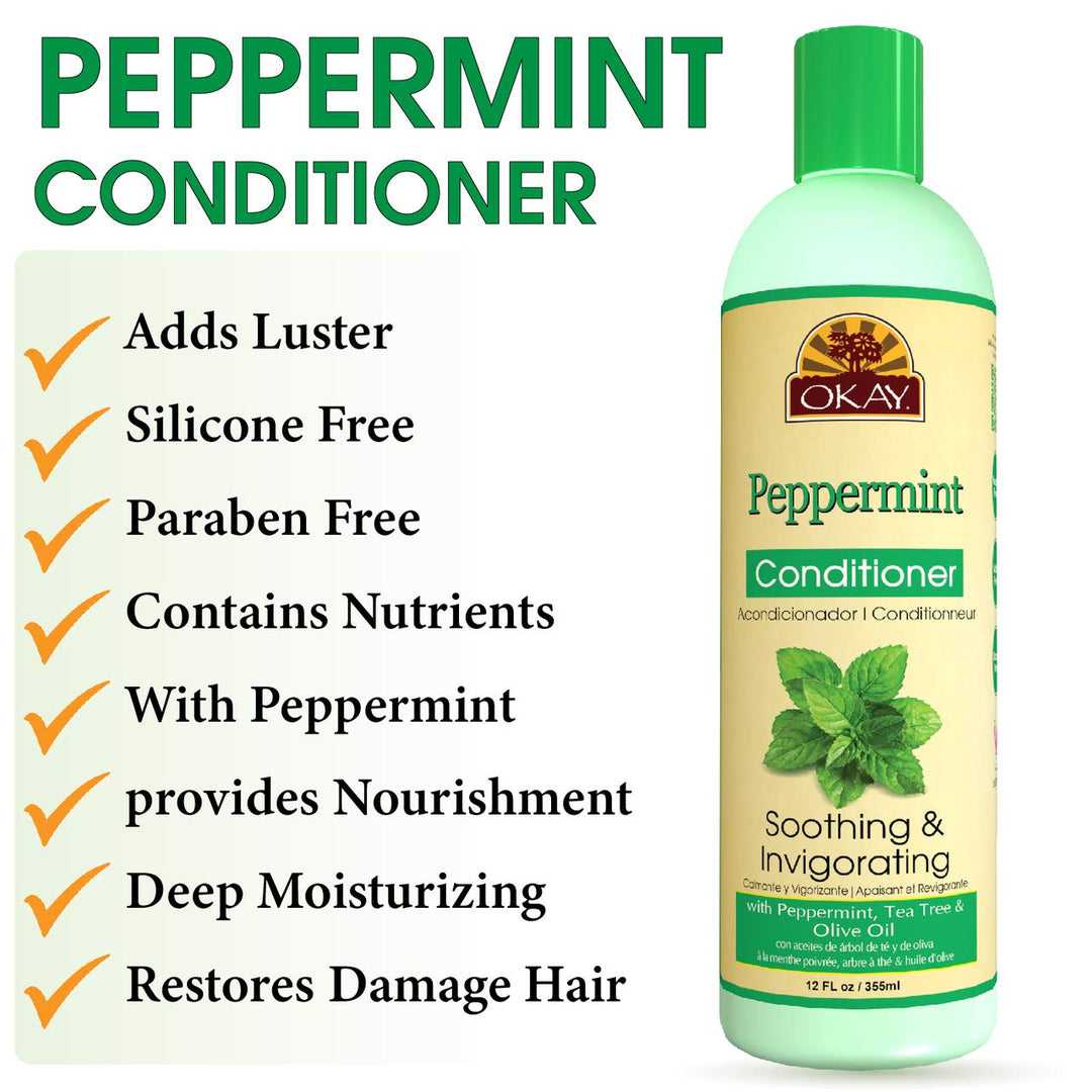Peppermint Soothing and Invigorating Conditioner, 12 Ounce