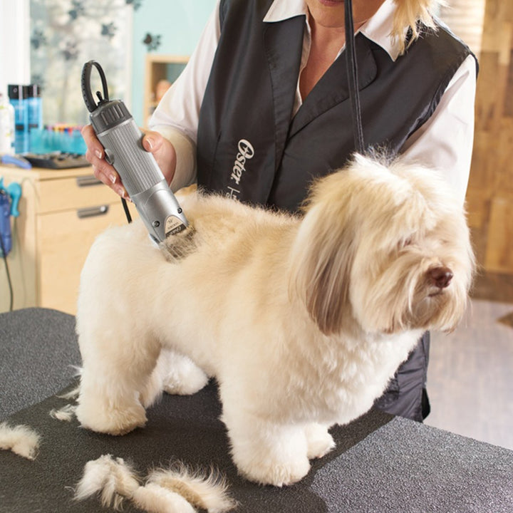 Clipmaster Hair Clippers for Large Dog, Cat, and Pet Grooming with Detachable Blade for Thick Coats, Gray