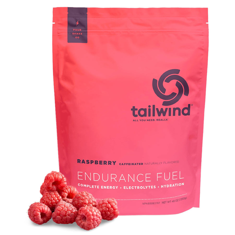 Endurance Fuel, Electrolyte & Hydration Sports Drink Mix Powder with Caffeine, Gluten-Free, Vegan, Raspberry Buzz, 50 Servings (Caffeinated)