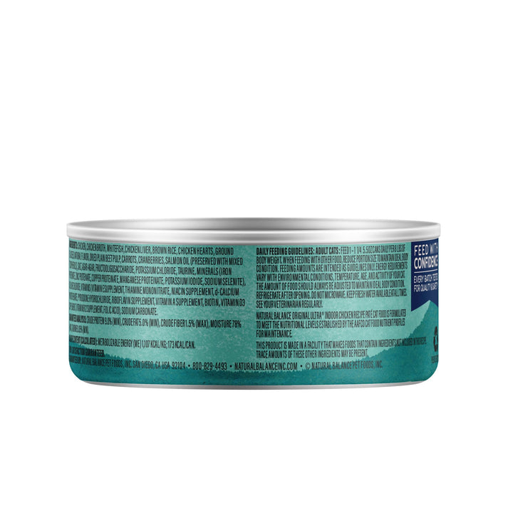 Ultra Premium Chicken Indoor Cat Food | Wet Canned Food for Cats | 5.5-oz. Can, (Pack of 24)