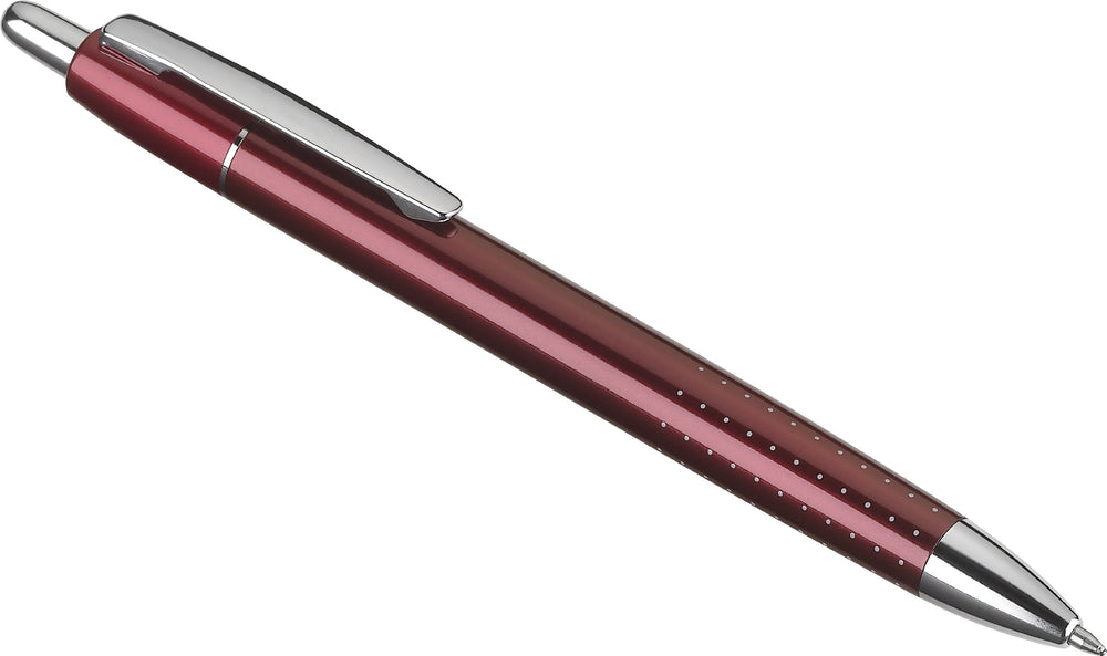 PILOT Axiom Collection Retractable Ballpoint Pen, Cherry Red Barrel, Blue Ink, Medium Point (90062)