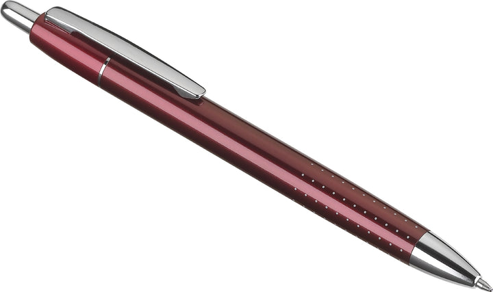 PILOT Axiom Collection Retractable Ballpoint Pen, Cherry Red Barrel, Blue Ink, Medium Point (90062)