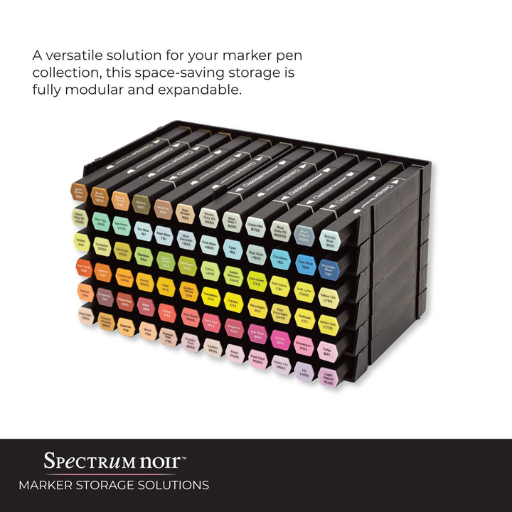 Crafter's Companion SPECN-6 Marker Storage Trays, 6/Pack,Black