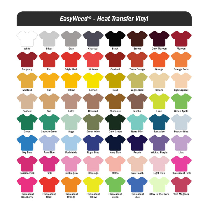 EasyWeed Heat Transfer Vinyl 11.8 x 5ft Roll (Latte) - Compatible with , Cricut, Silhouette and Other Craft/Professional Cutters - CPSIA Certified