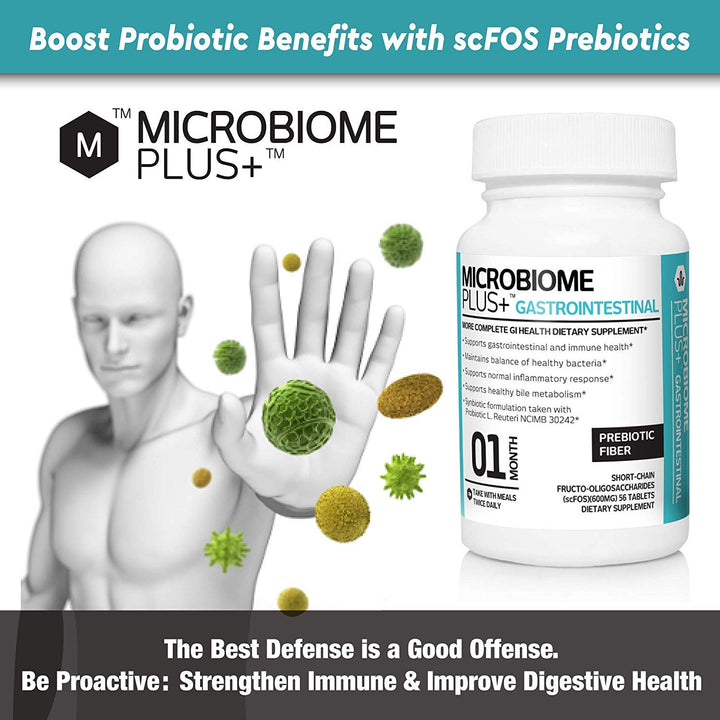 Prebiotics scFOS Prebiotic Fiber, Boosts Probiotic Benifits, GI Digestive Supplements, Allergy Safe and Gluten-Free for Men and Women (1 Month Supply) (1)