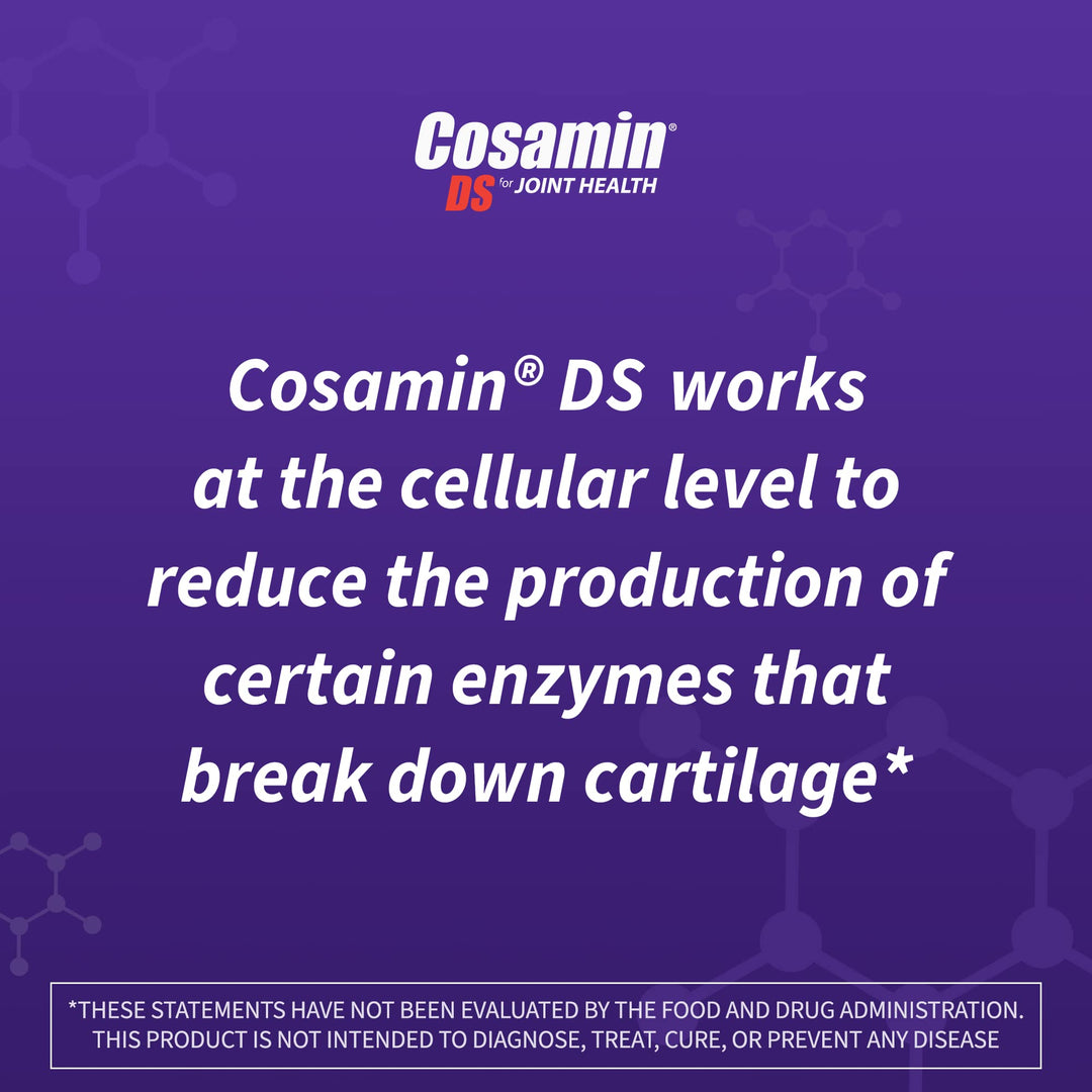 Cosamin DS #1 Researched Glucosamine & Chondroitin Joint Health Supplement, 60 Capsules