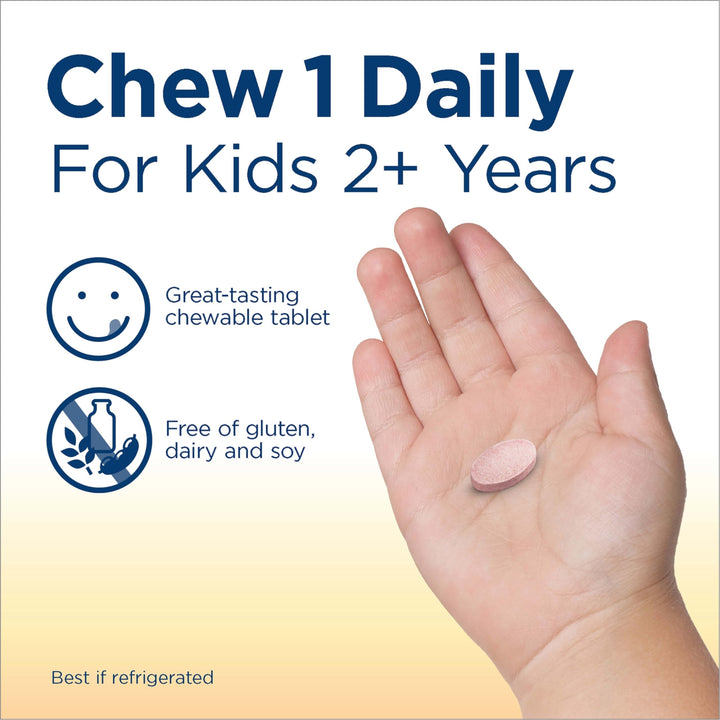 Kids Probiotic Gummies, Supports Digestive & Immune Health, Prebiotics & Probiotics, Raspberry, 30 Gummies
