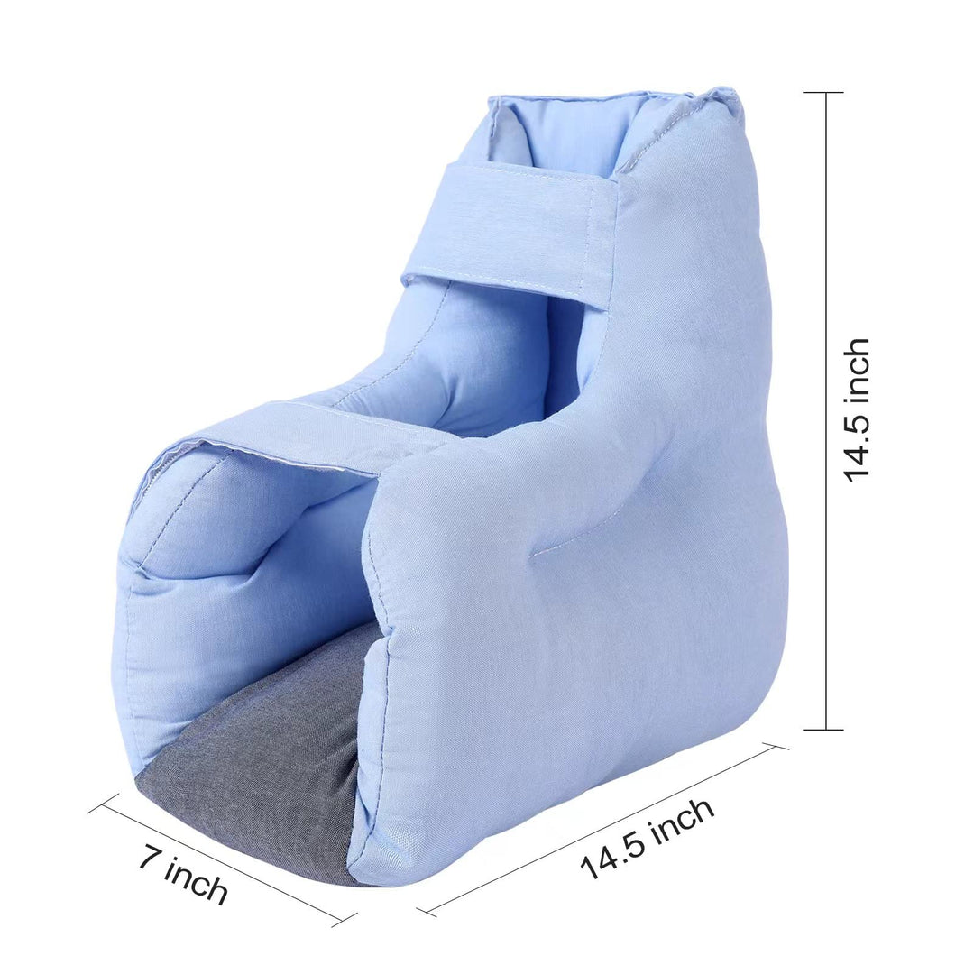 Heel Protectors for Pressure Sores in Bed and Heel Protectors for Bed Sores, Heel Cushions for Heel Pain Relief, Foot Heel Pillows for Bedridden Patients Supplies with Laundry Bag