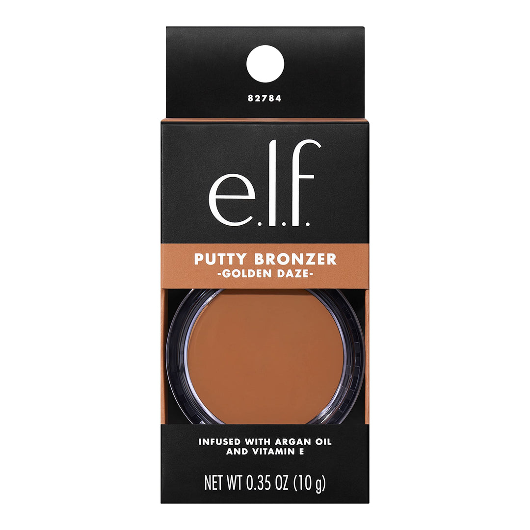Putty Bronzer, Creamy & Highly Pigmented Formula, Creates a Long-Lasting Bronzed Glow, Infused with Argan Oil & Vitamin E, Golden Daze, 0.35 Oz (10g)