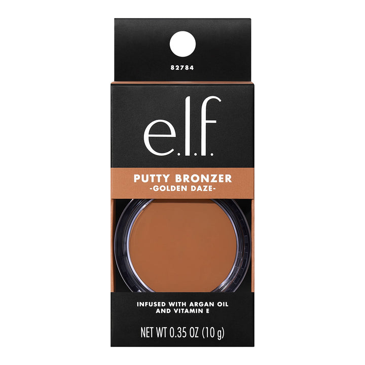 Putty Bronzer, Creamy & Highly Pigmented Formula, Creates a Long-Lasting Bronzed Glow, Infused with Argan Oil & Vitamin E, Golden Daze, 0.35 Oz (10g)