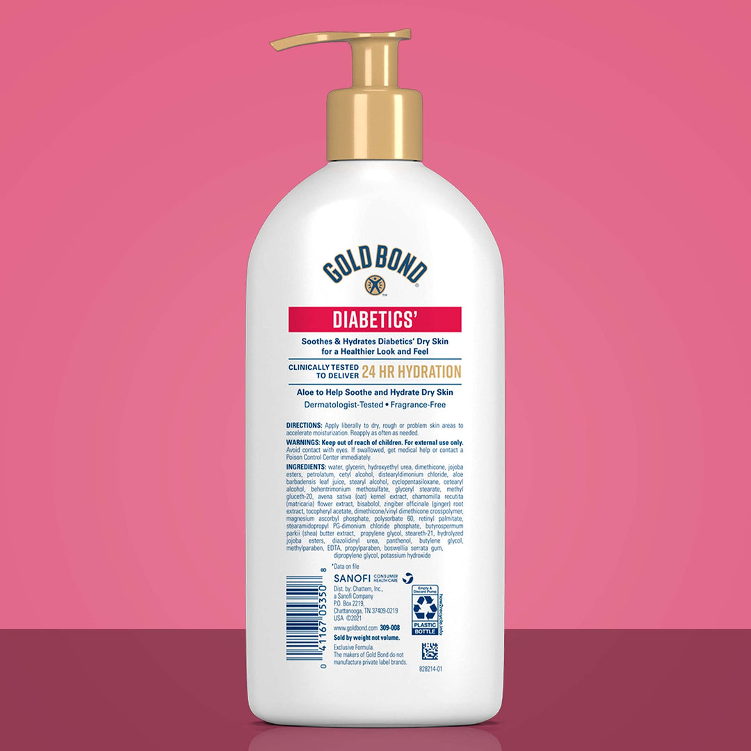 Diabetics' Dry Skin Relief Body Lotion, 13 oz., with Aloe to Moisturize & Soothe