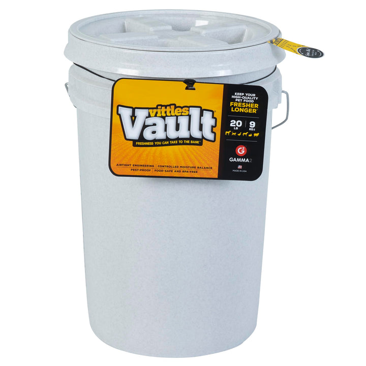 Vittles Vault Dog Food Storage Container, Up to 20 Pounds Dry Pet Food Storage, Made in USA