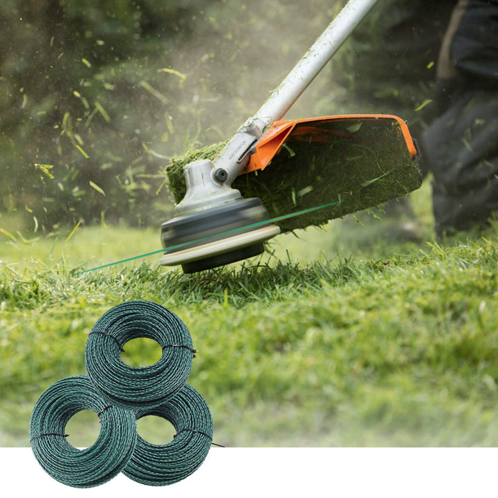 1-Pound Heavy Duty Twisted .095-inch-by-393-ft Dual Core String Spiral Trimmer Line Donut,with Bonus Line Cutter