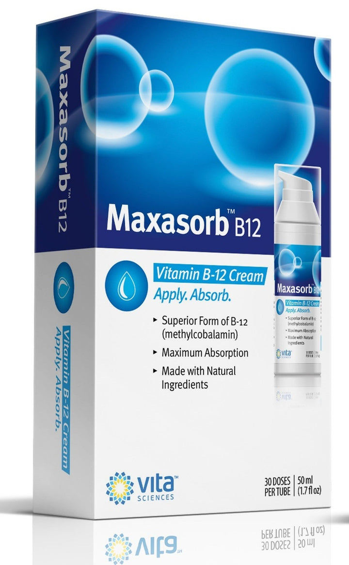 Vitamin B12 Cream Methyl B-12, Methylcobalamin B12 1000 mcg Energy, Health & Vibrant Skin, Powerful Topical B12 Skin Cream - Helps with Eczema & Psoriasis.Energy Like B12 Patch