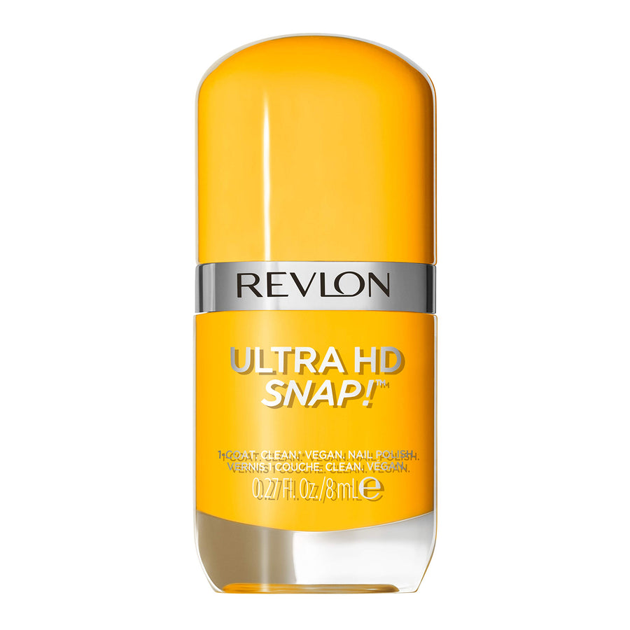 Ultra HD Snap Nail Colors, Natural Rich Glossy Nail Polish, 100% Vegan Formula, No Base and Top Coat Needed, 010 Marigold Maven, 0.27 Fl Oz
