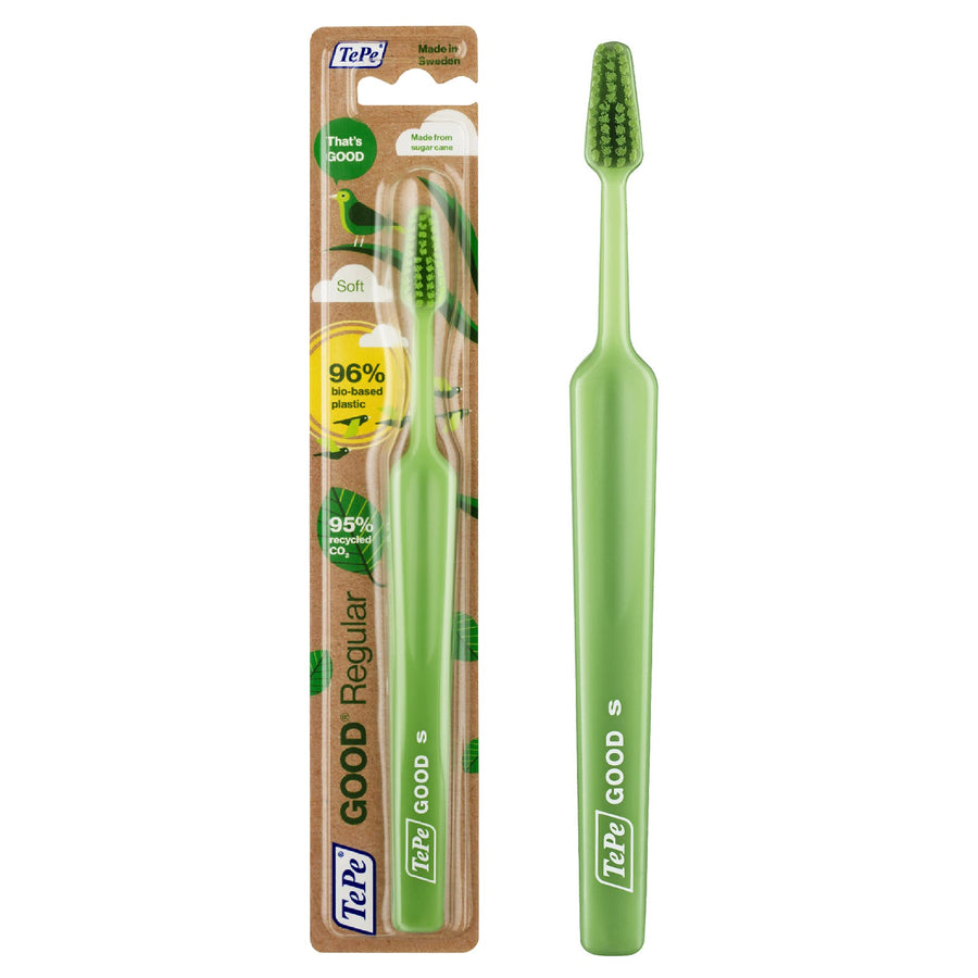 Good Soft-Bristle Toothbrush for Adults and Teens, Pack of 1, Regular