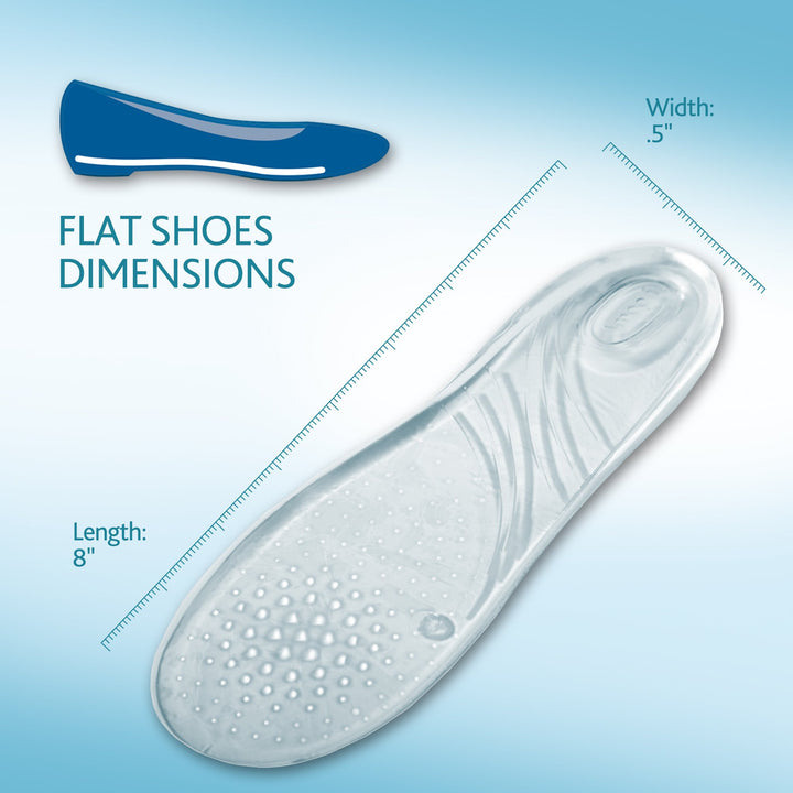 Gel Activ Flat Shoes Insoles, 2 Count (Pack of 1)