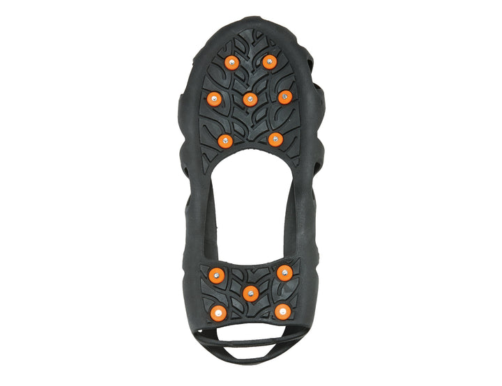 TREX 6304 Performance Traction Cleat Grips Ice and Snow, One-Piece Easily Attaches Over Shoe/Boot with Carbon Steel Spikes to Provide Anti-Slip Solution, Large,Black