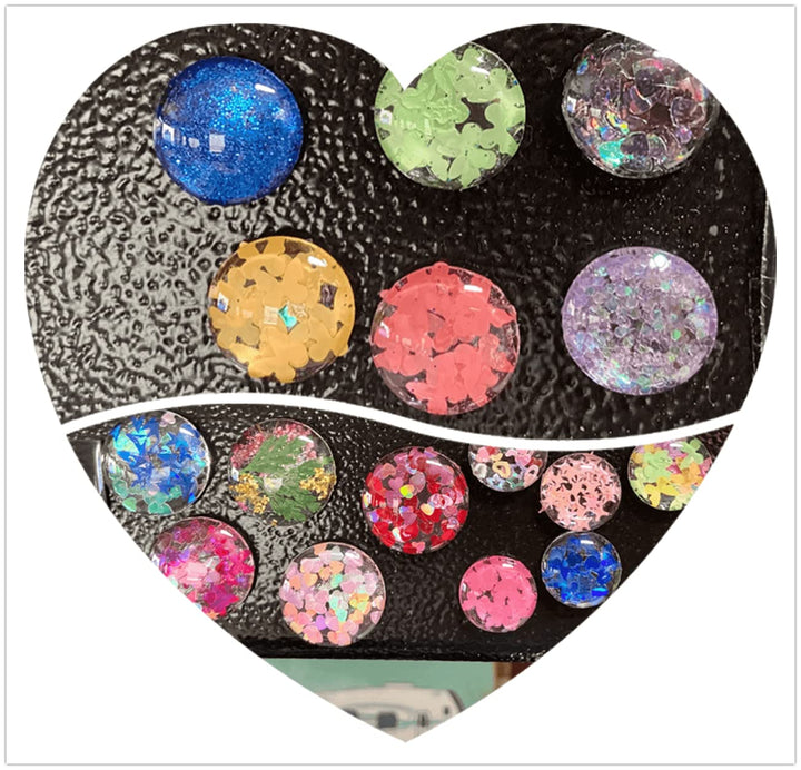 Glass Cabochons Dome Tiles, 10PCS 25mm, Thickness 6.2mm, Clear Round Flat Back Dome Cabochons Set for DIY Craft Photo Charms, Cameo Pendants, Rings, Necklace and Jewelry Making